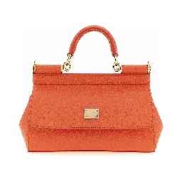 Orange Calfskin Handbag