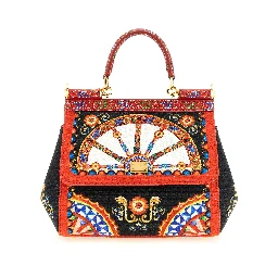 Multicolor Cotton Handbag