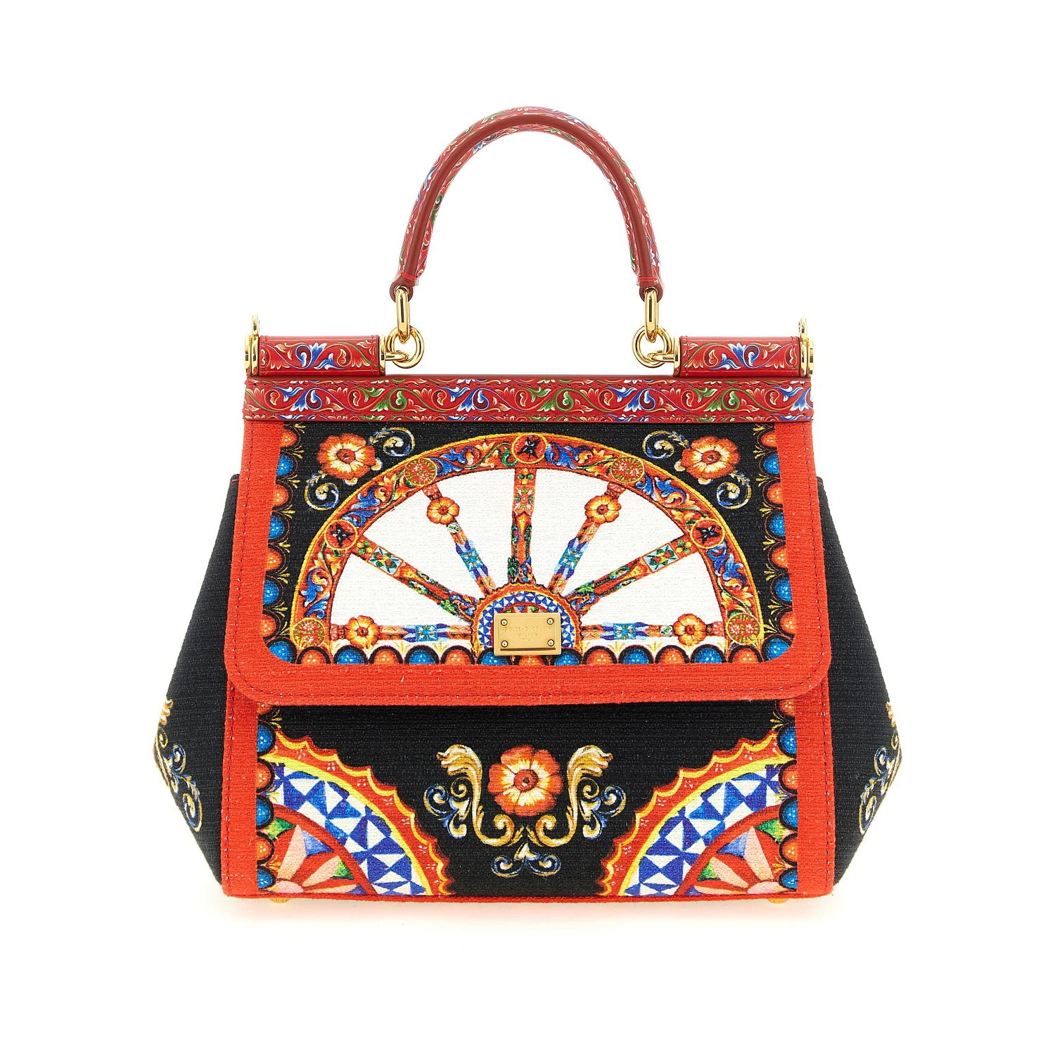 Multicolor Cotton Handbag