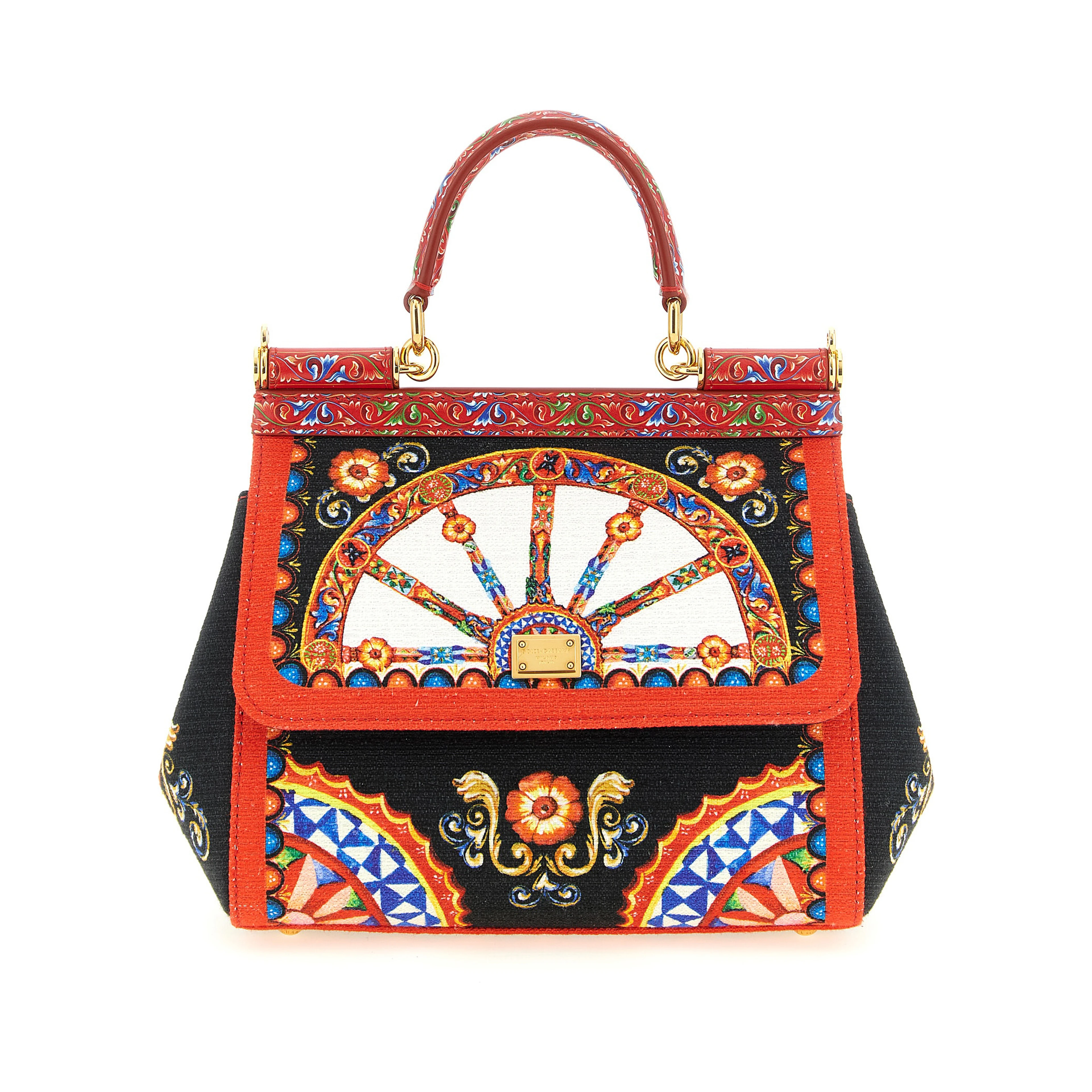 Multicolor Cotton Handbag
