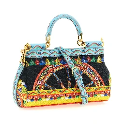 Multicolor Cotton Handbag