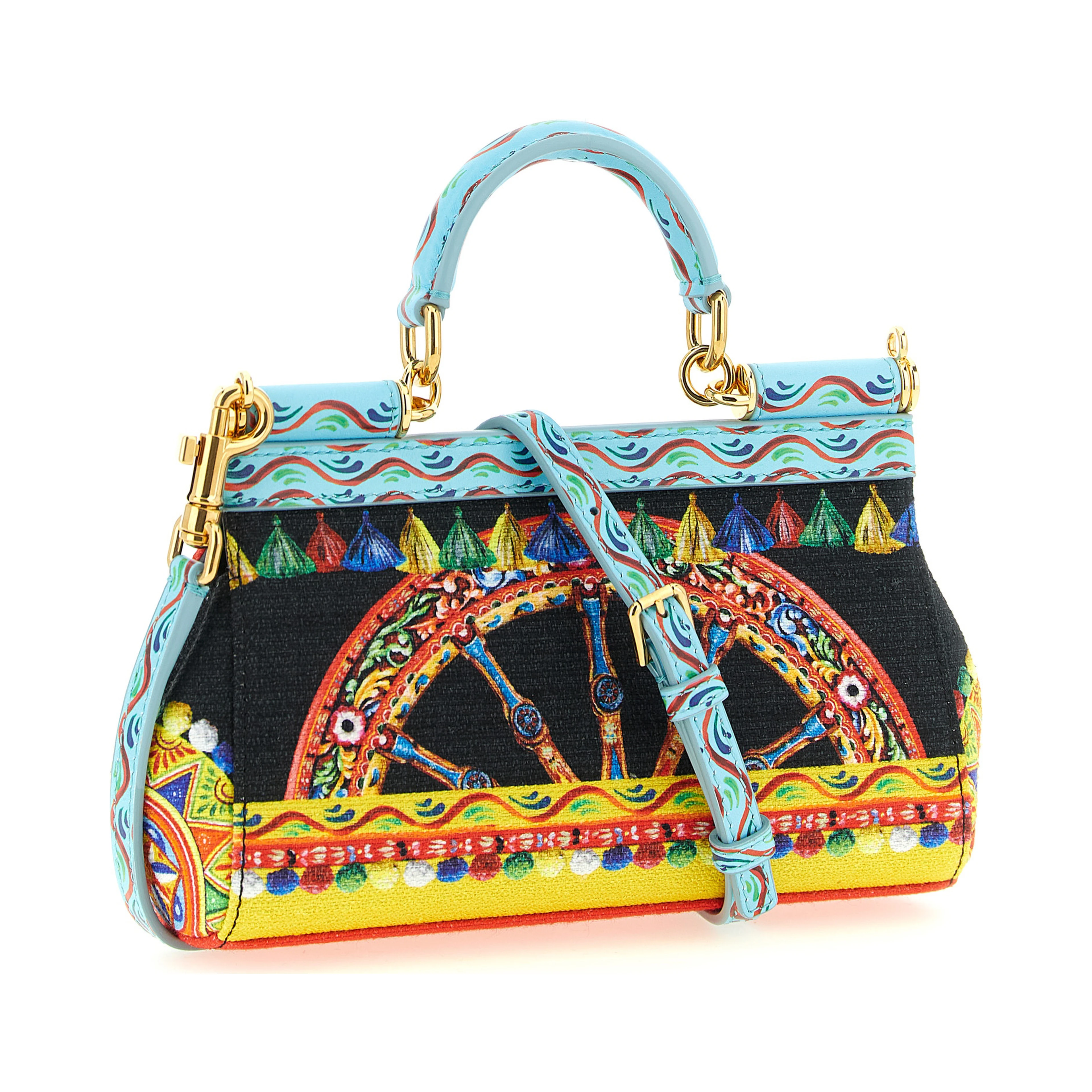 Multicolor Cotton Handbag