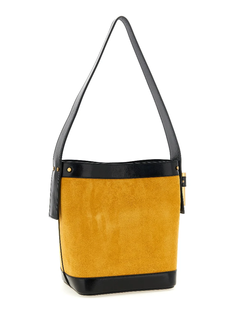 Bicolor Calfskin Shoulder Bag alternative