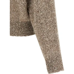 Beige Polyamide Cardigan