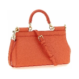 Orange Calfskin Handbag
