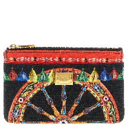 Multicolor Cotton Cardholder