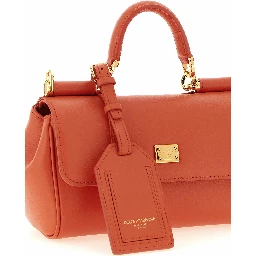 Orange Calfskin Handbag