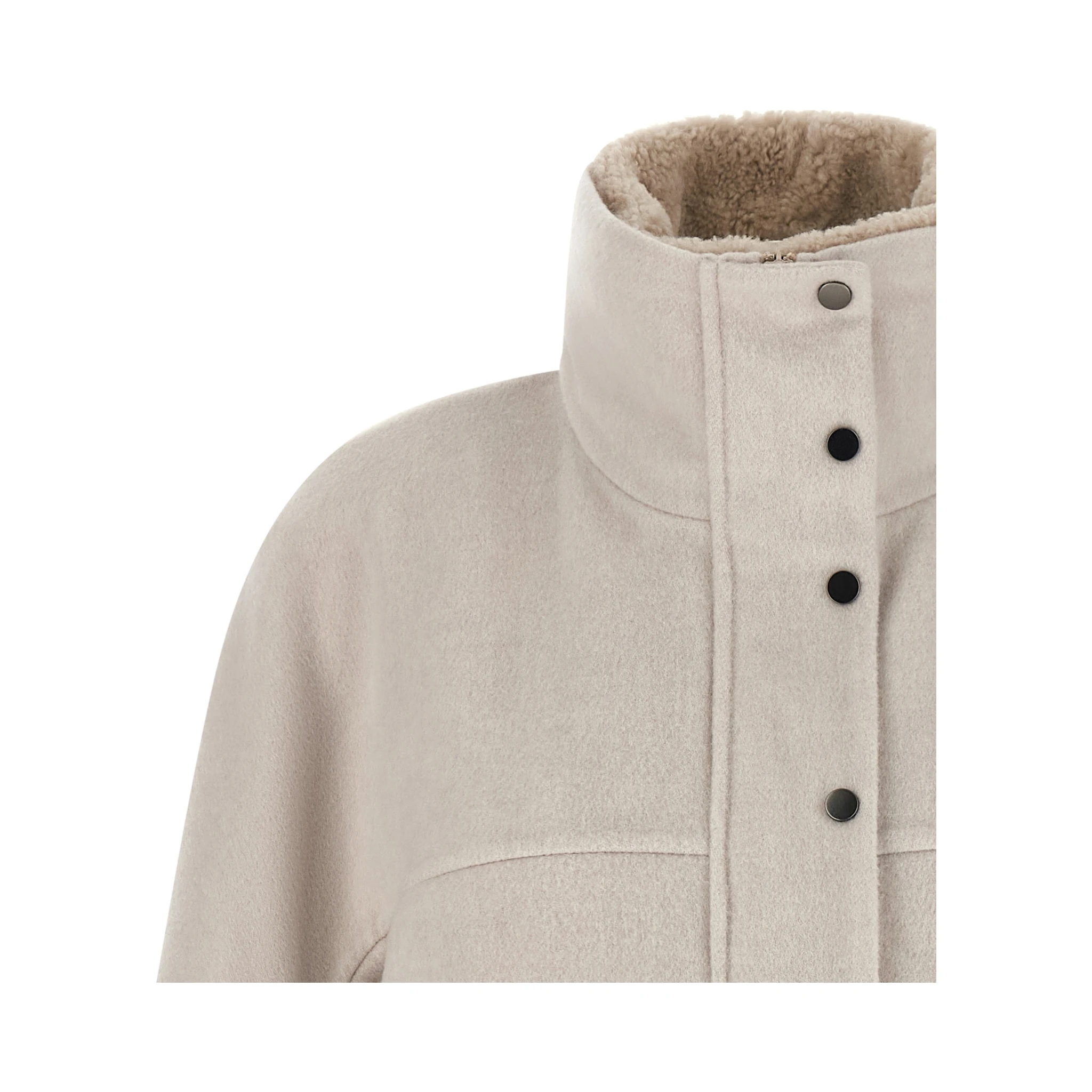 Gray Virgin Wool Coat