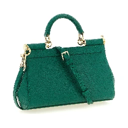 Bicolor Calfskin Handbag