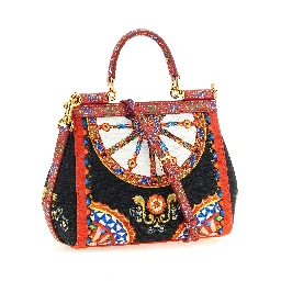 Multicolor Cotton Handbag