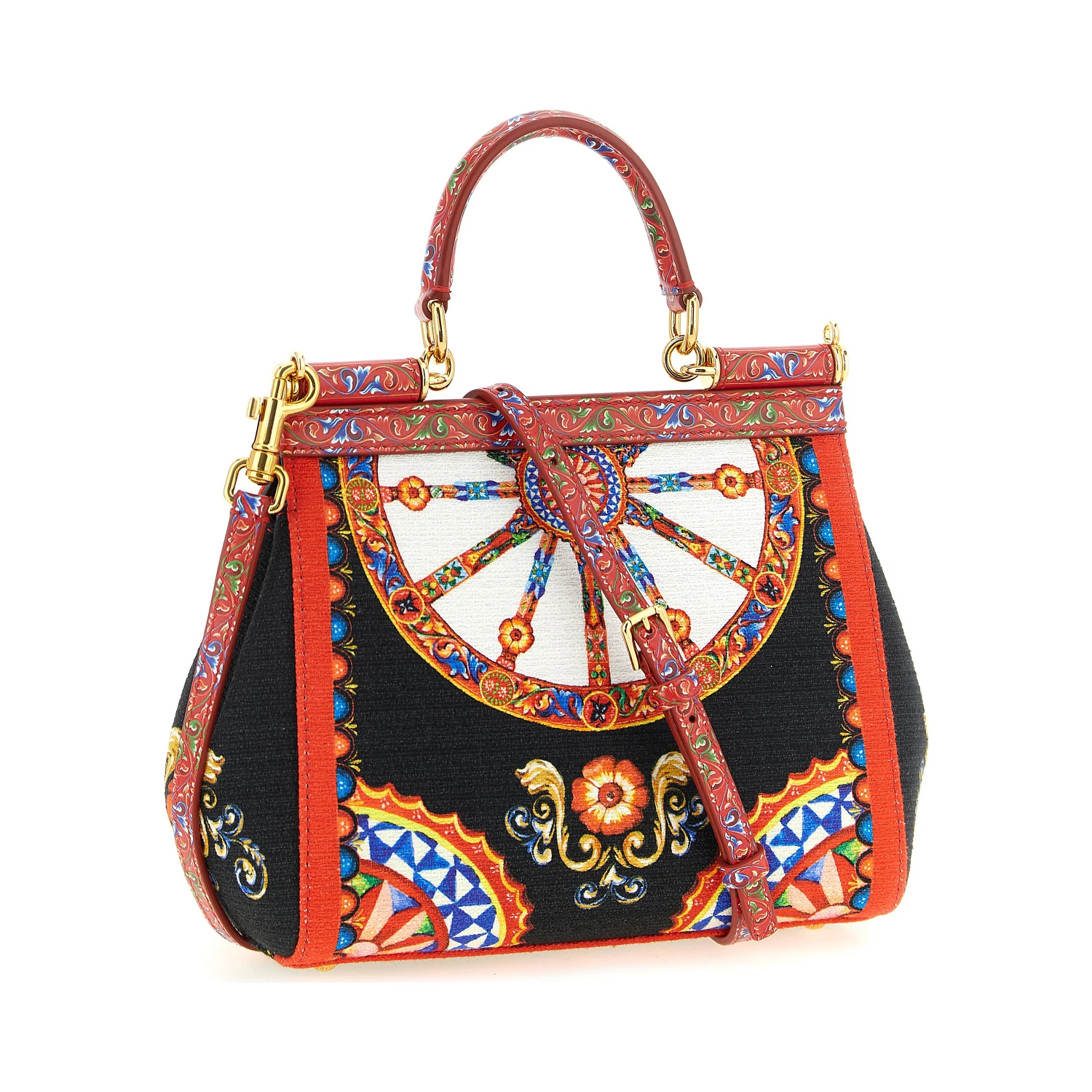 Multicolor Cotton Handbag