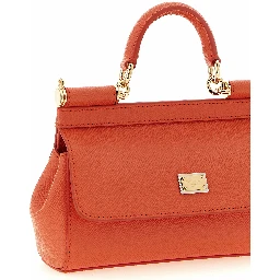 Orange Calfskin Handbag