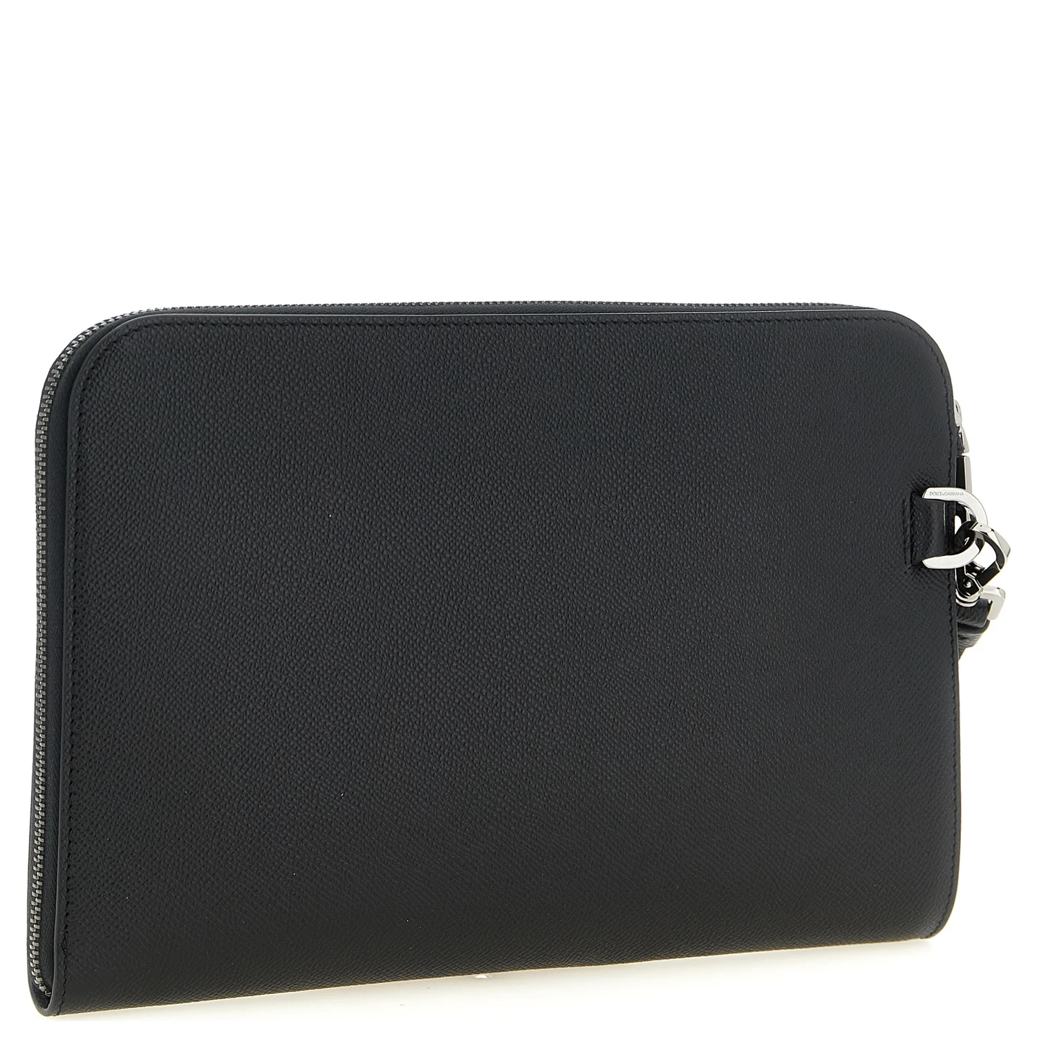 Black Calfskin Clutch Bag