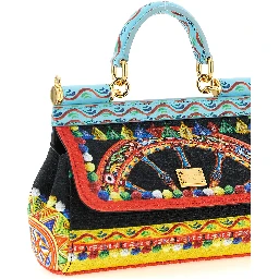 Multicolor Cotton Handbag