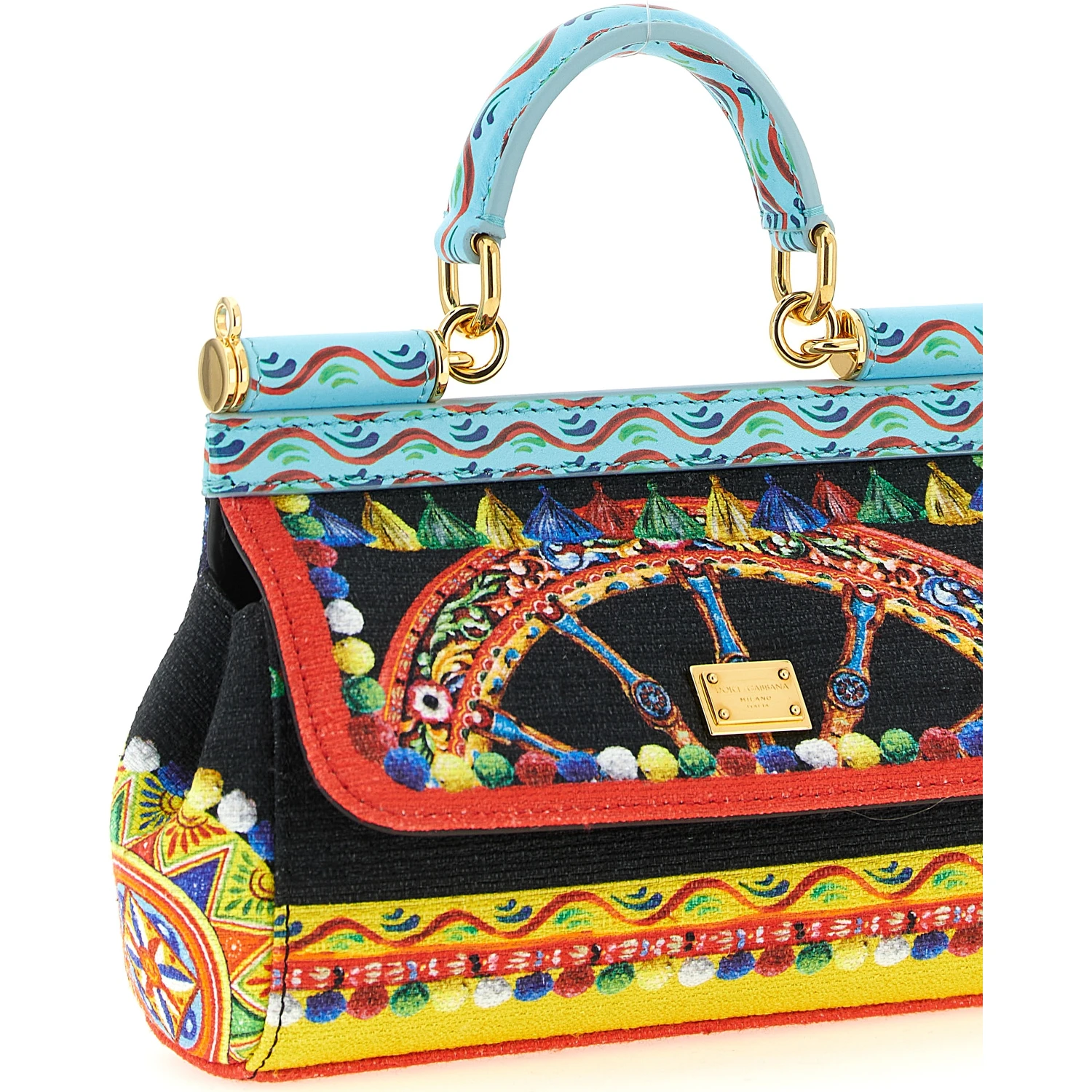 Multicolor Cotton Handbag