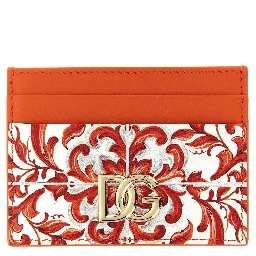 Orange Calfskin Cardholder