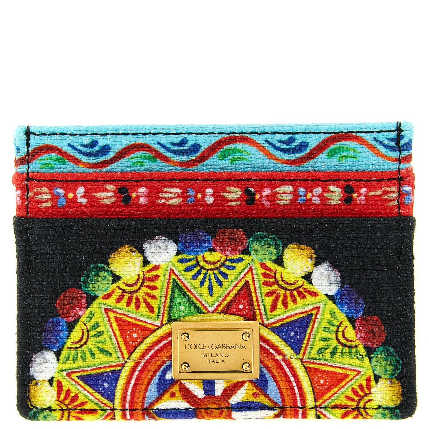 Multicolor Cotton Cardholder
