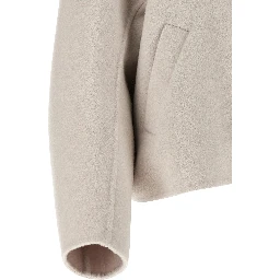 Gray Virgin Wool Coat