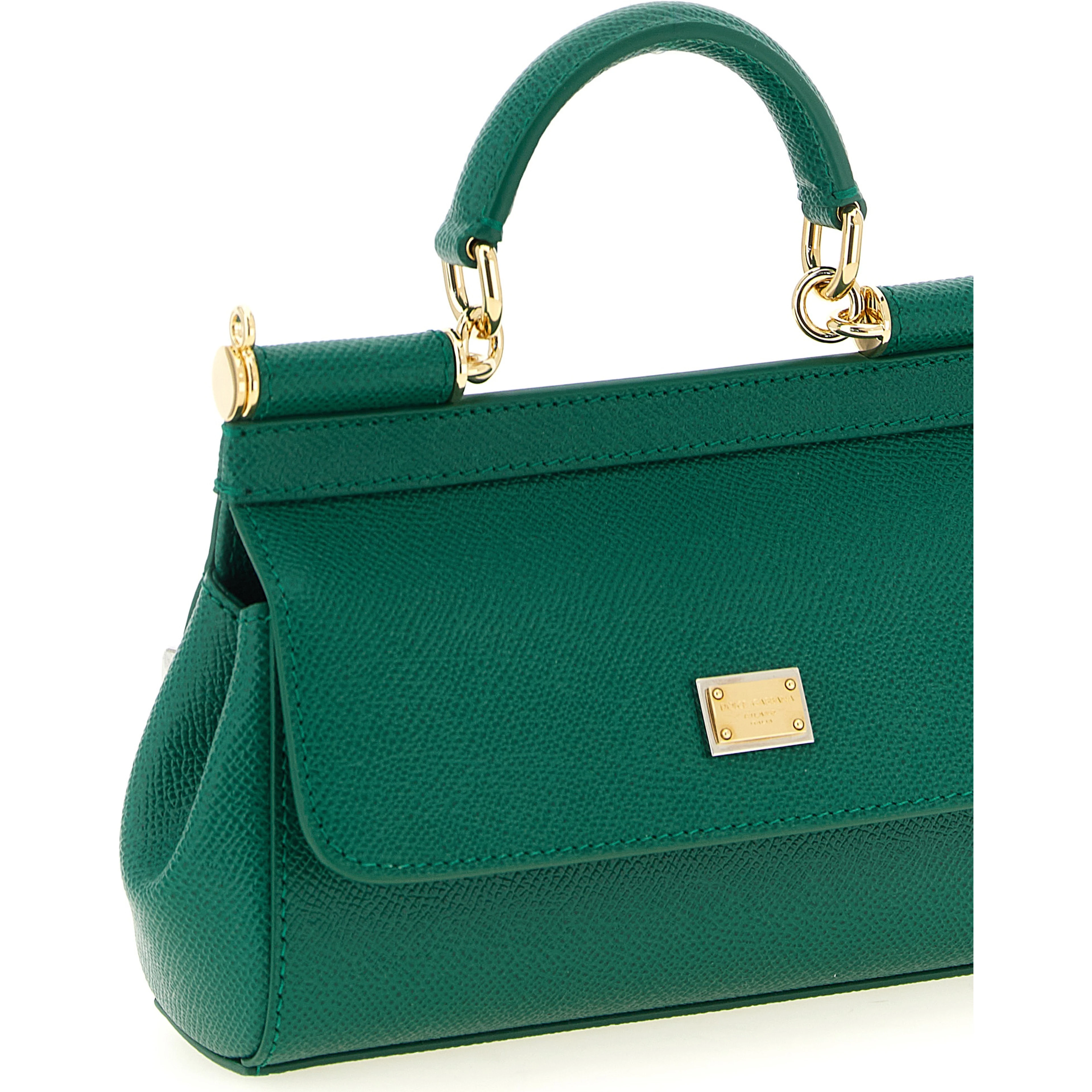 Bicolor Calfskin Handbag