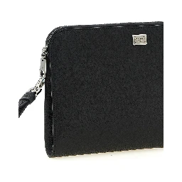 Black Calfskin Clutch Bag