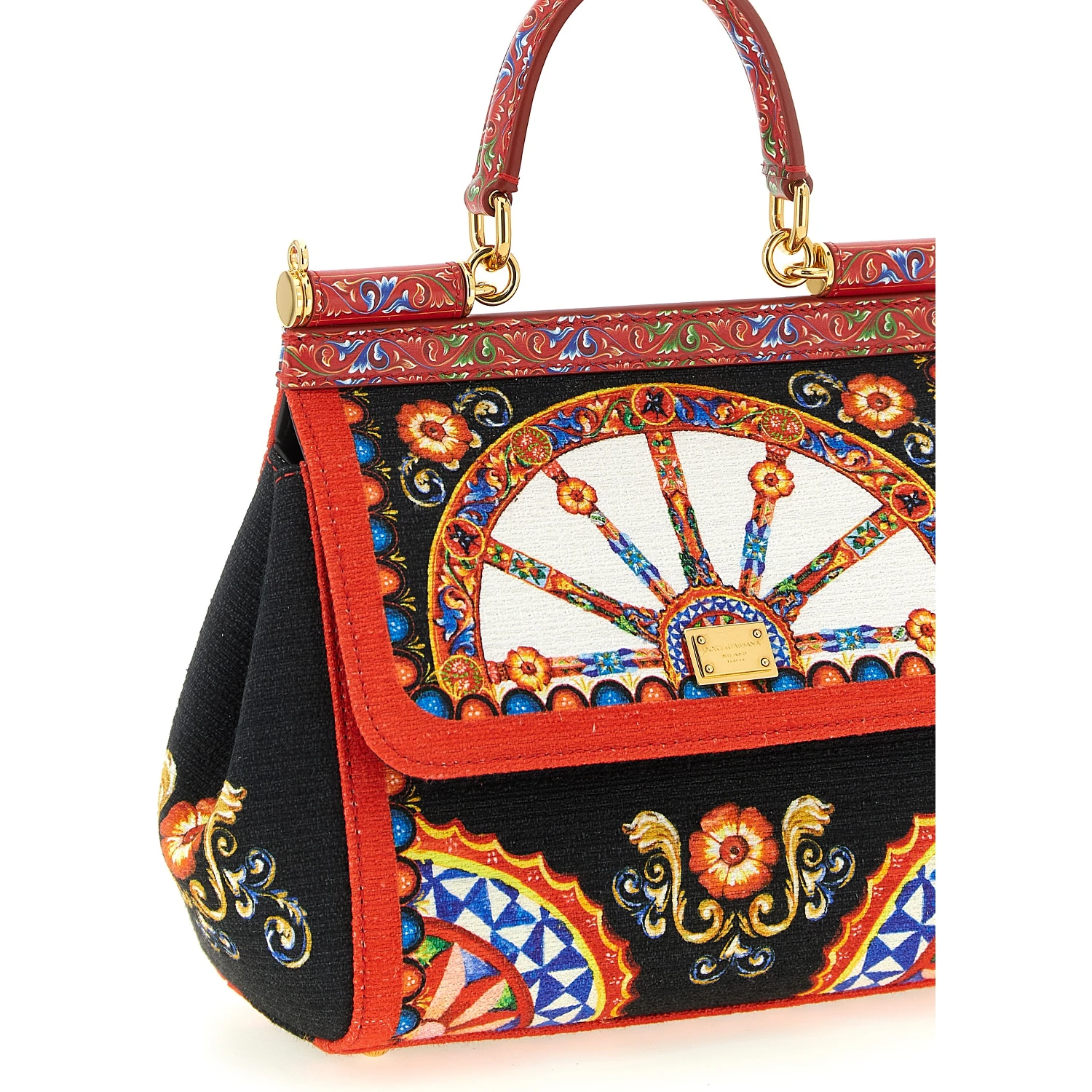 Multicolor Cotton Handbag