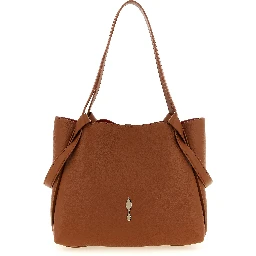 Brown Calfskin Tote Bag