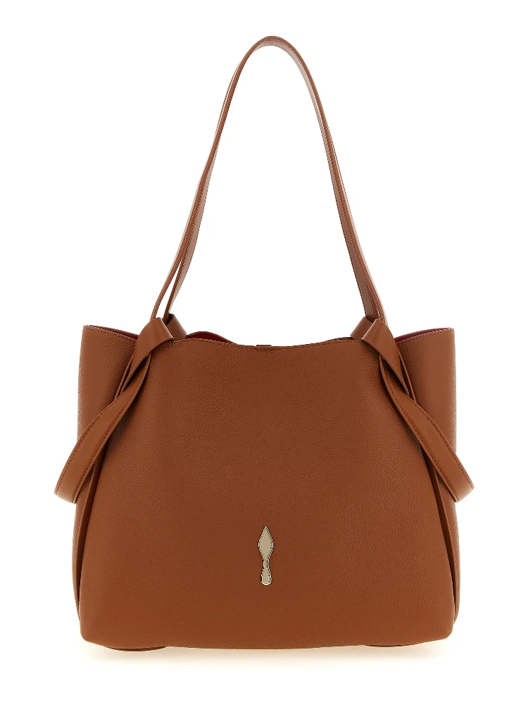 Brown Calfskin Tote Bag