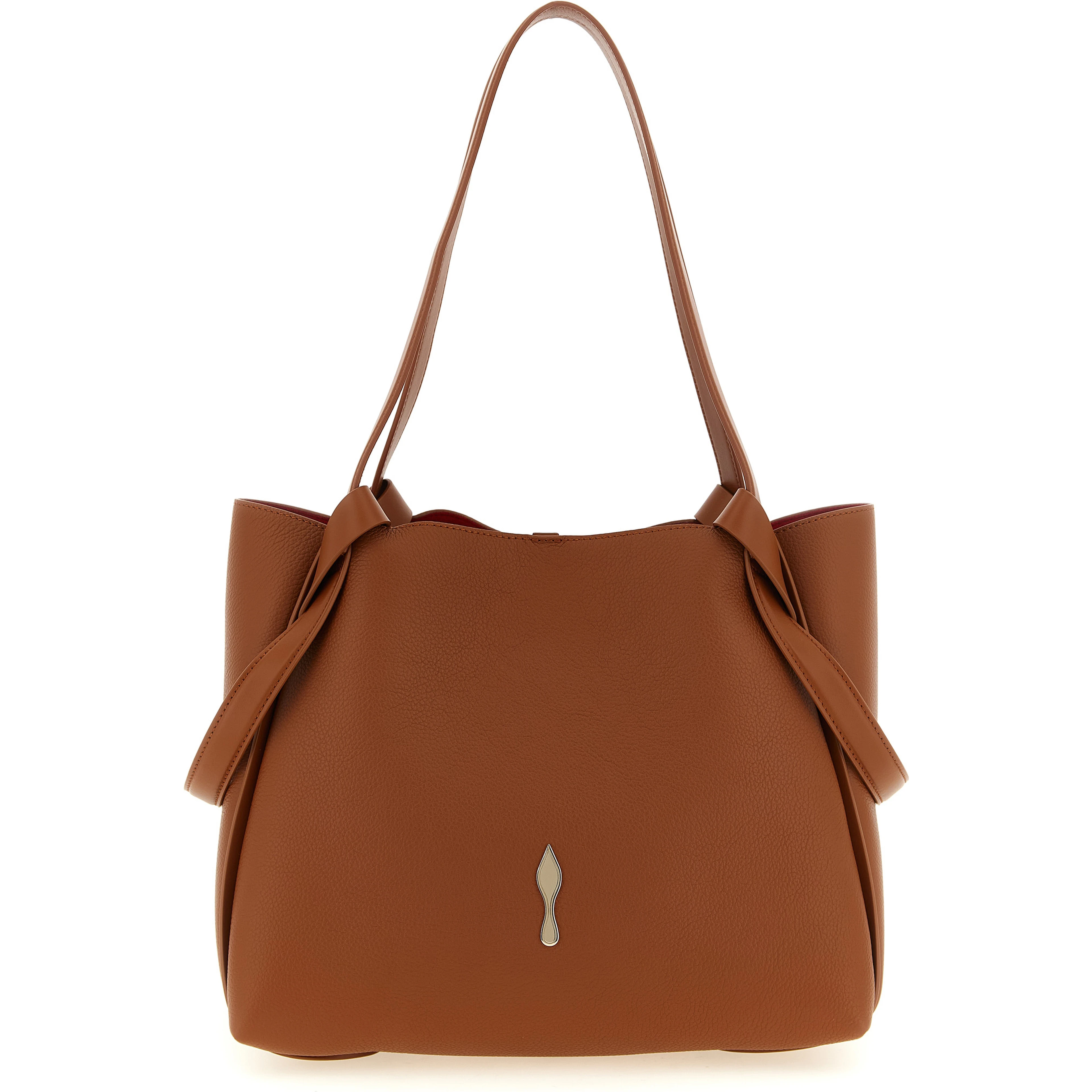 Brown Calfskin Tote Bag