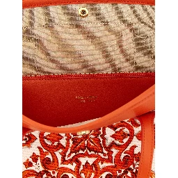 Orange Cotton Tote Bag