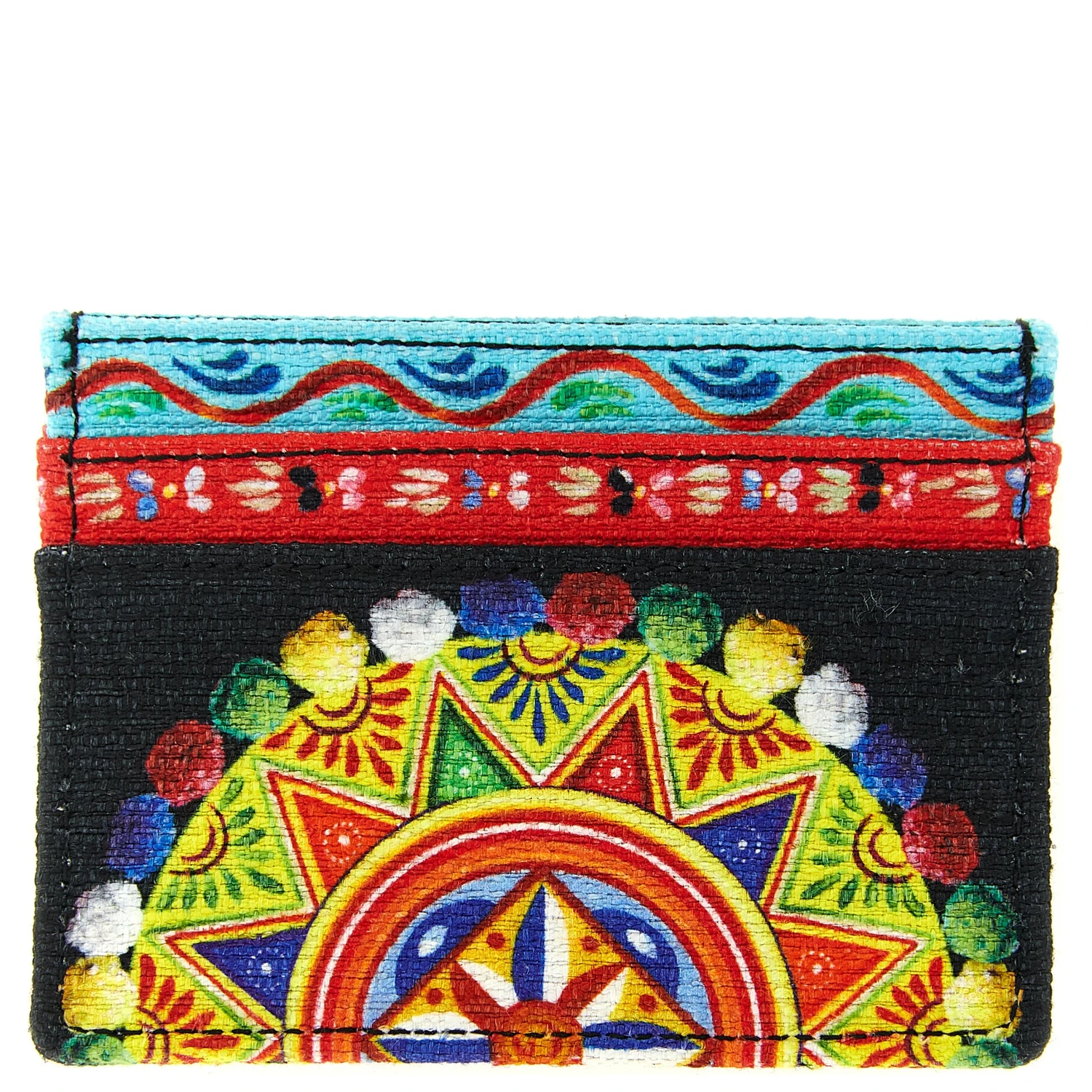 Multicolor Cotton Cardholder