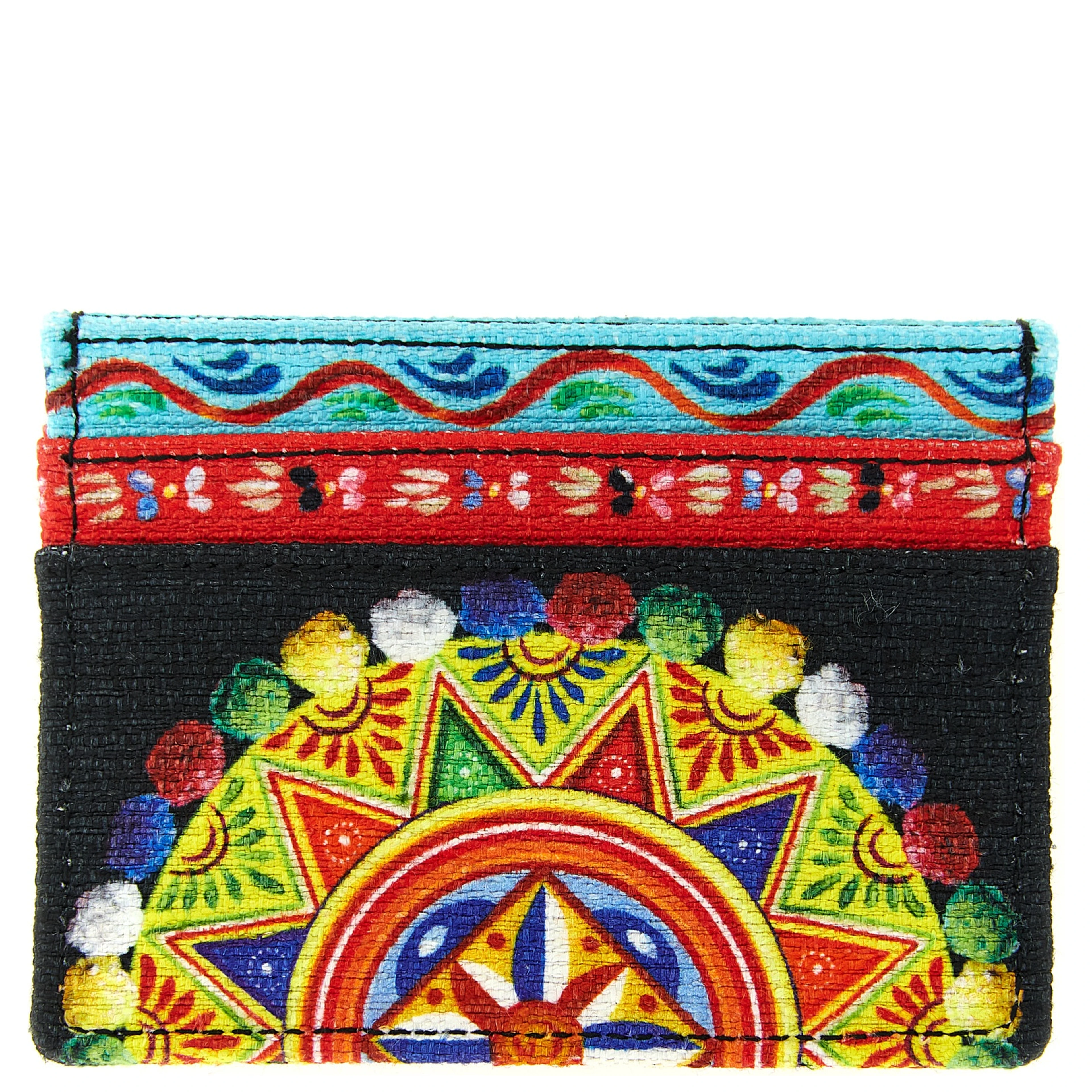 Multicolor Cotton Cardholder
