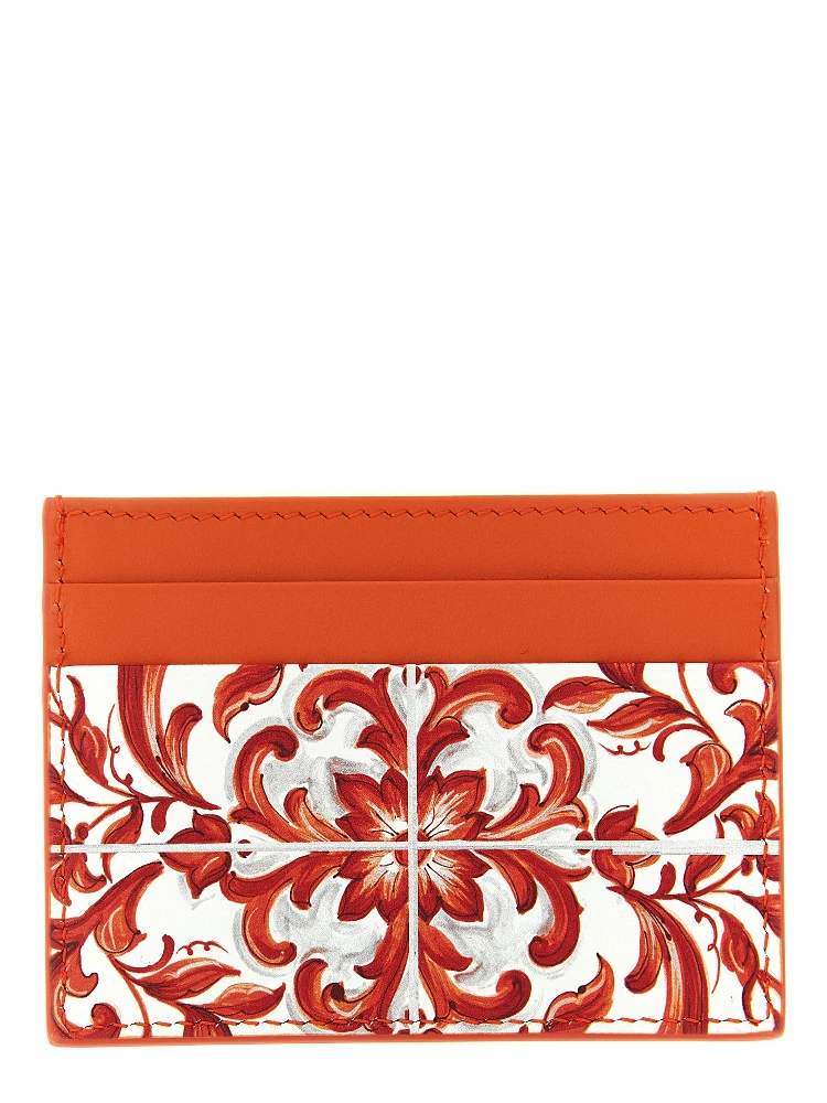 Orange Calfskin Cardholder alternative