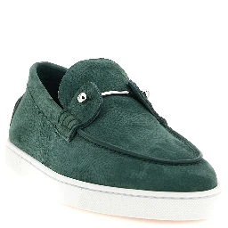 Bicolor Calfskin Slip-On Loafers