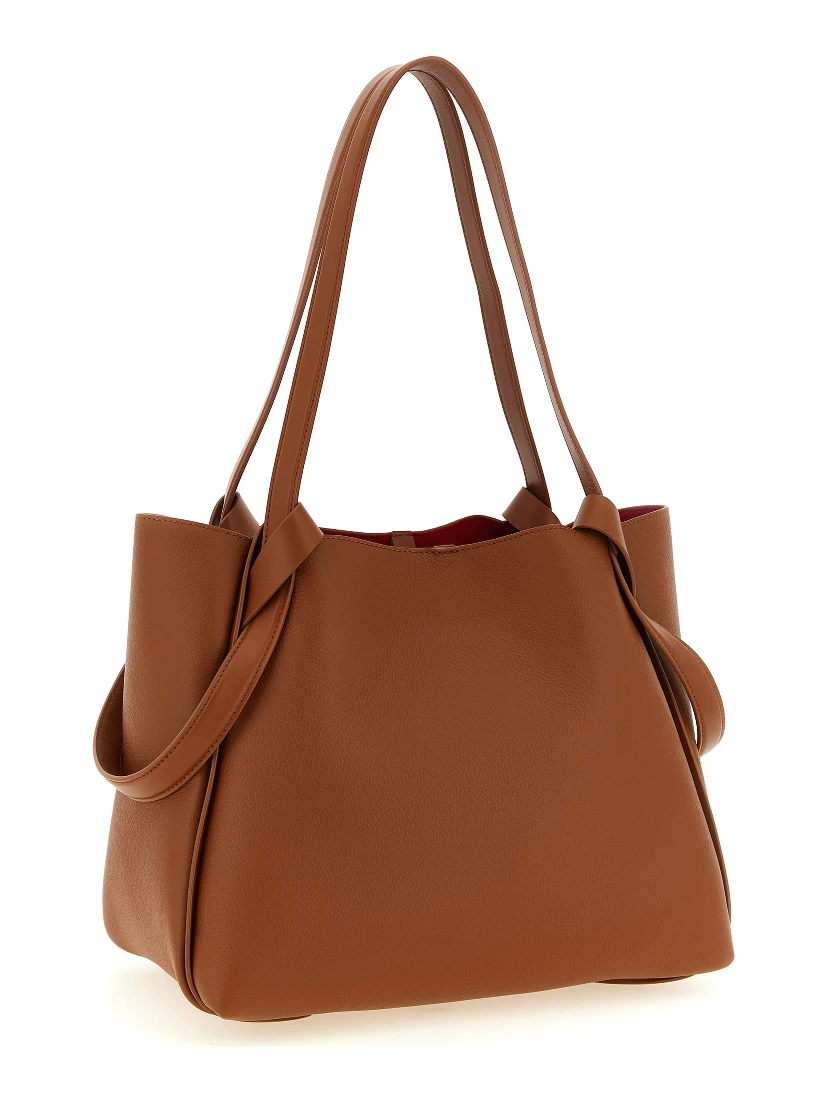 Brown Calfskin Tote Bag