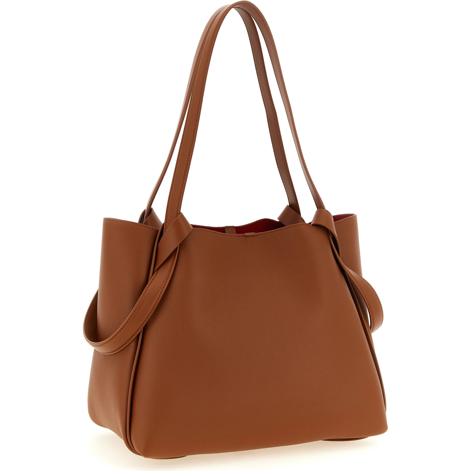 Brown Calfskin Tote Bag
