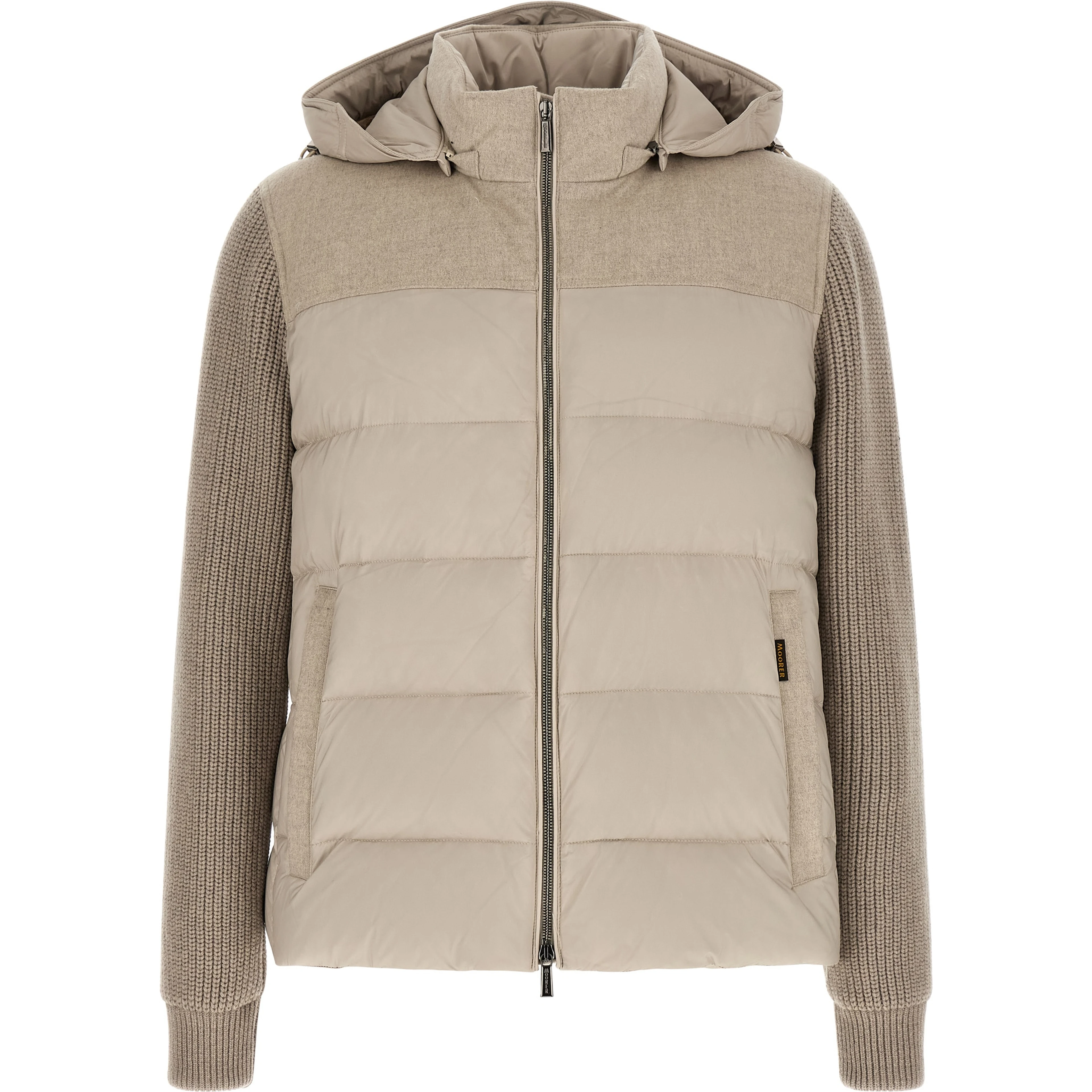 Beige Wool Full-Length Jacket