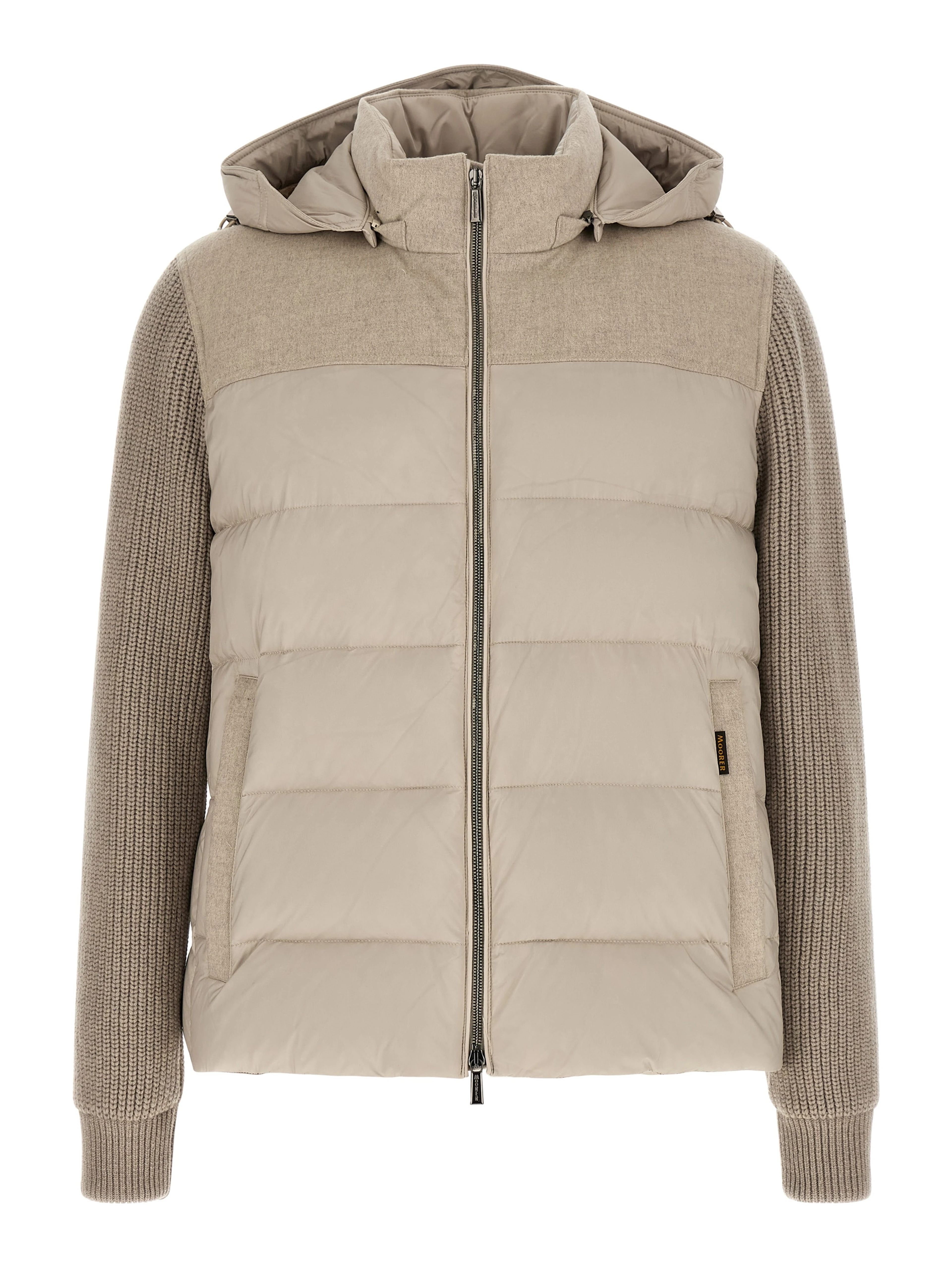 Beige Wool Full-Length Jacket