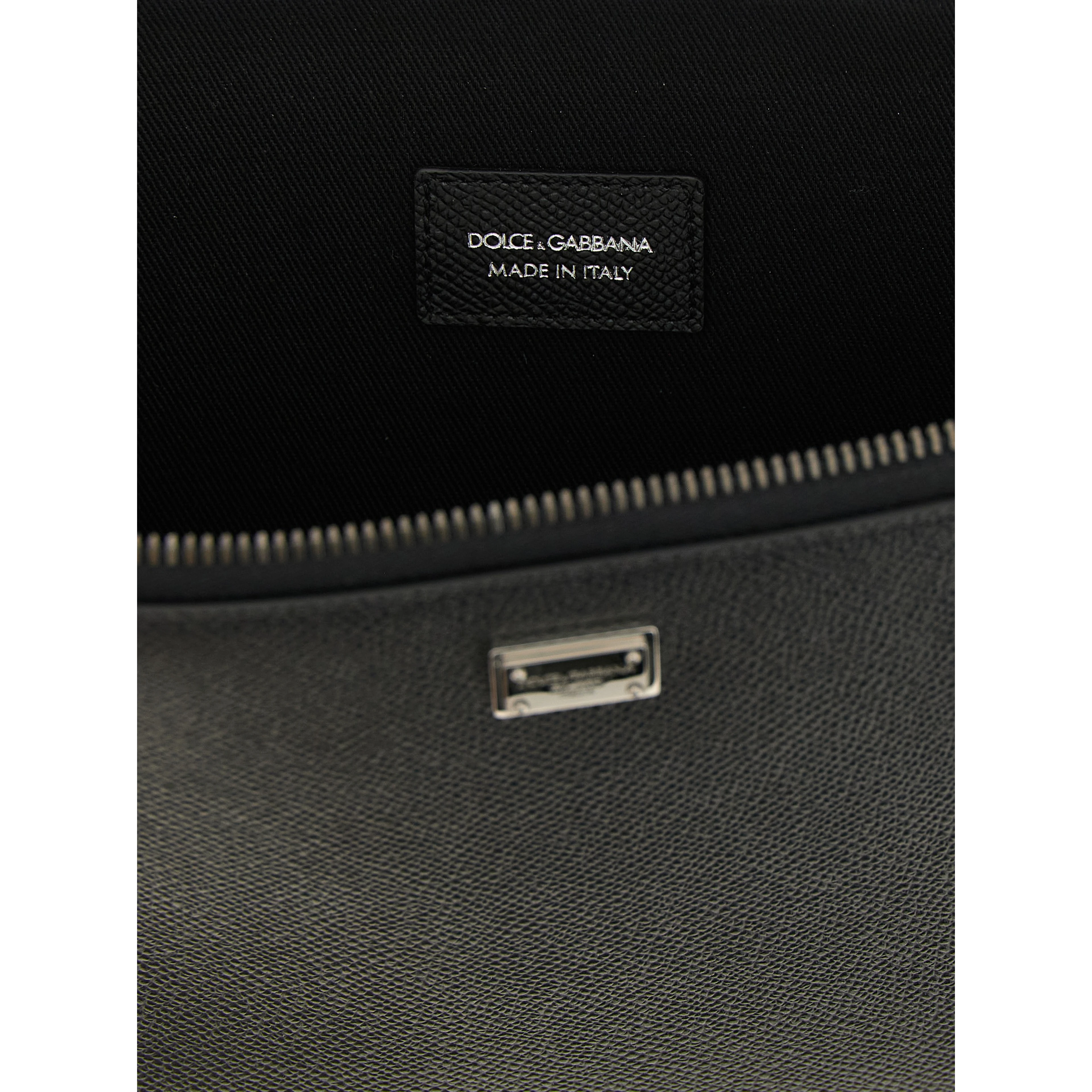 Black Calfskin Clutch Bag
