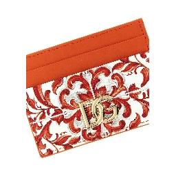 Orange Calfskin Cardholder
