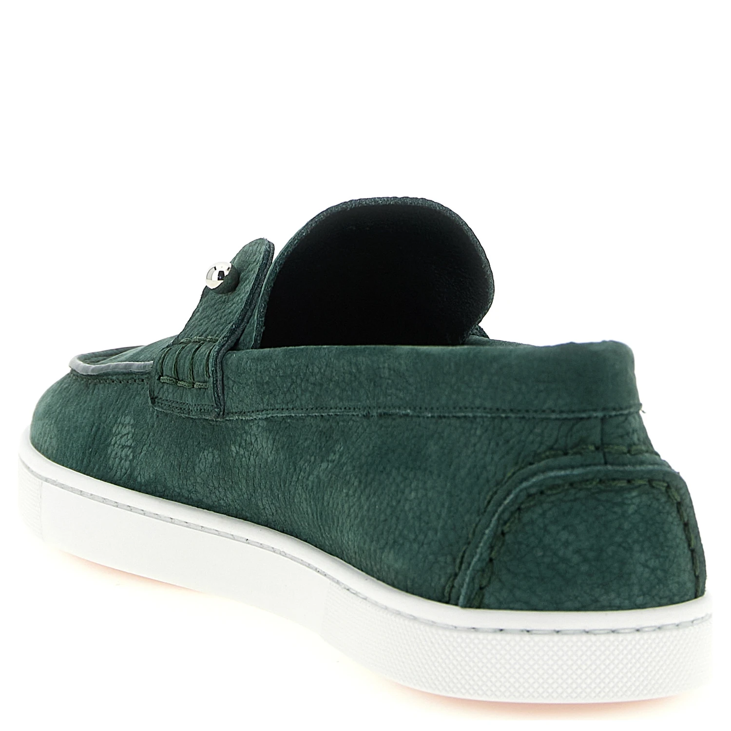 Bicolor Calfskin Slip-On Loafers
