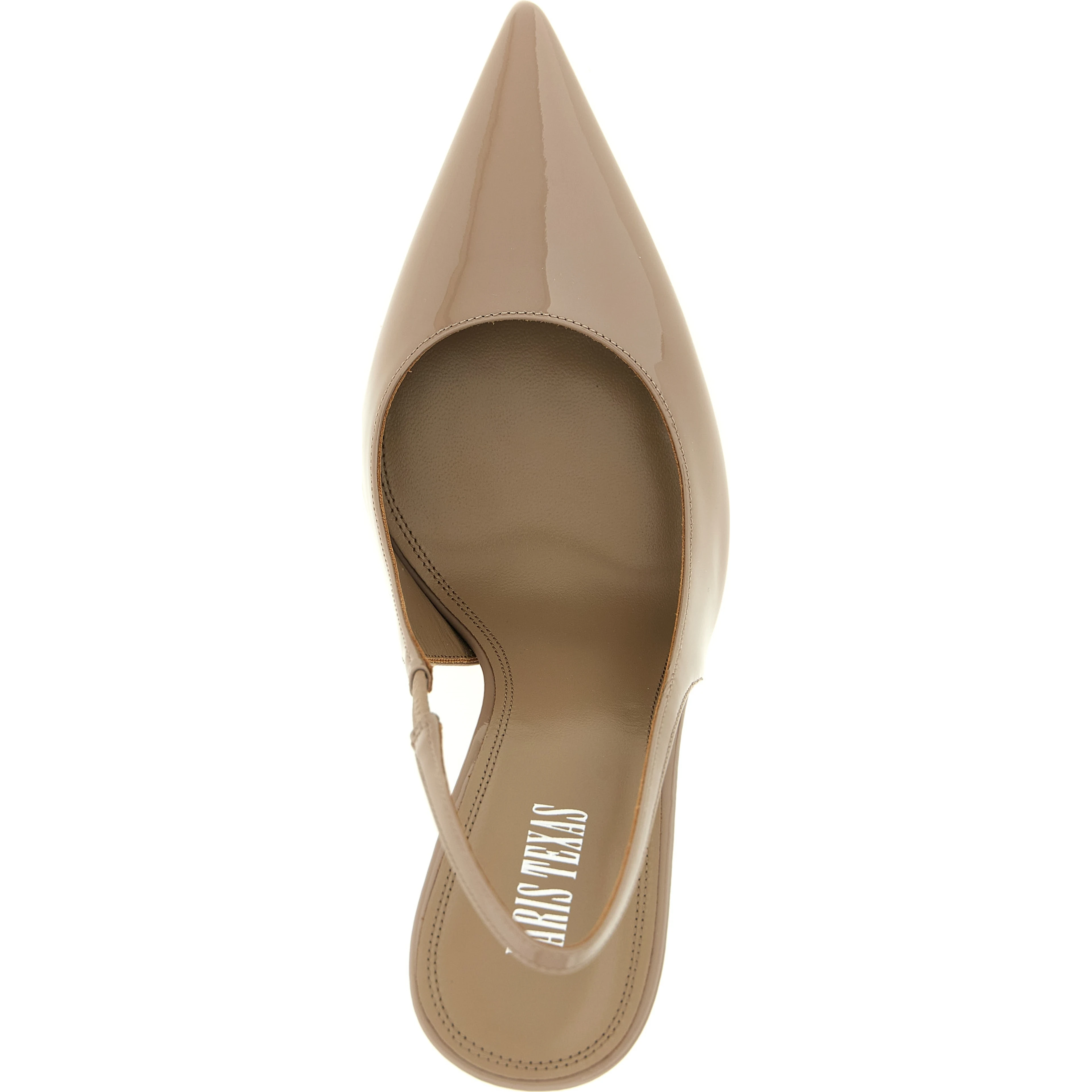Beige Calfskin High Heel Pumps