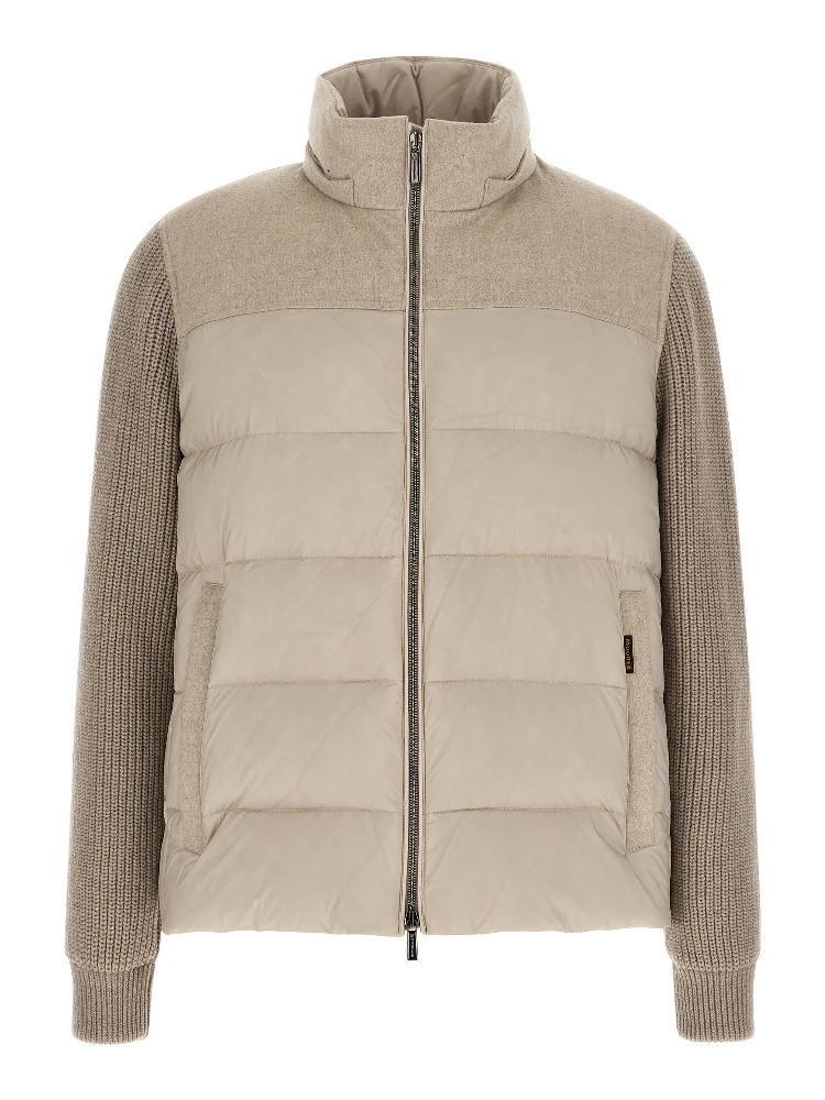 Beige Wool Full-Length Jacket alternative