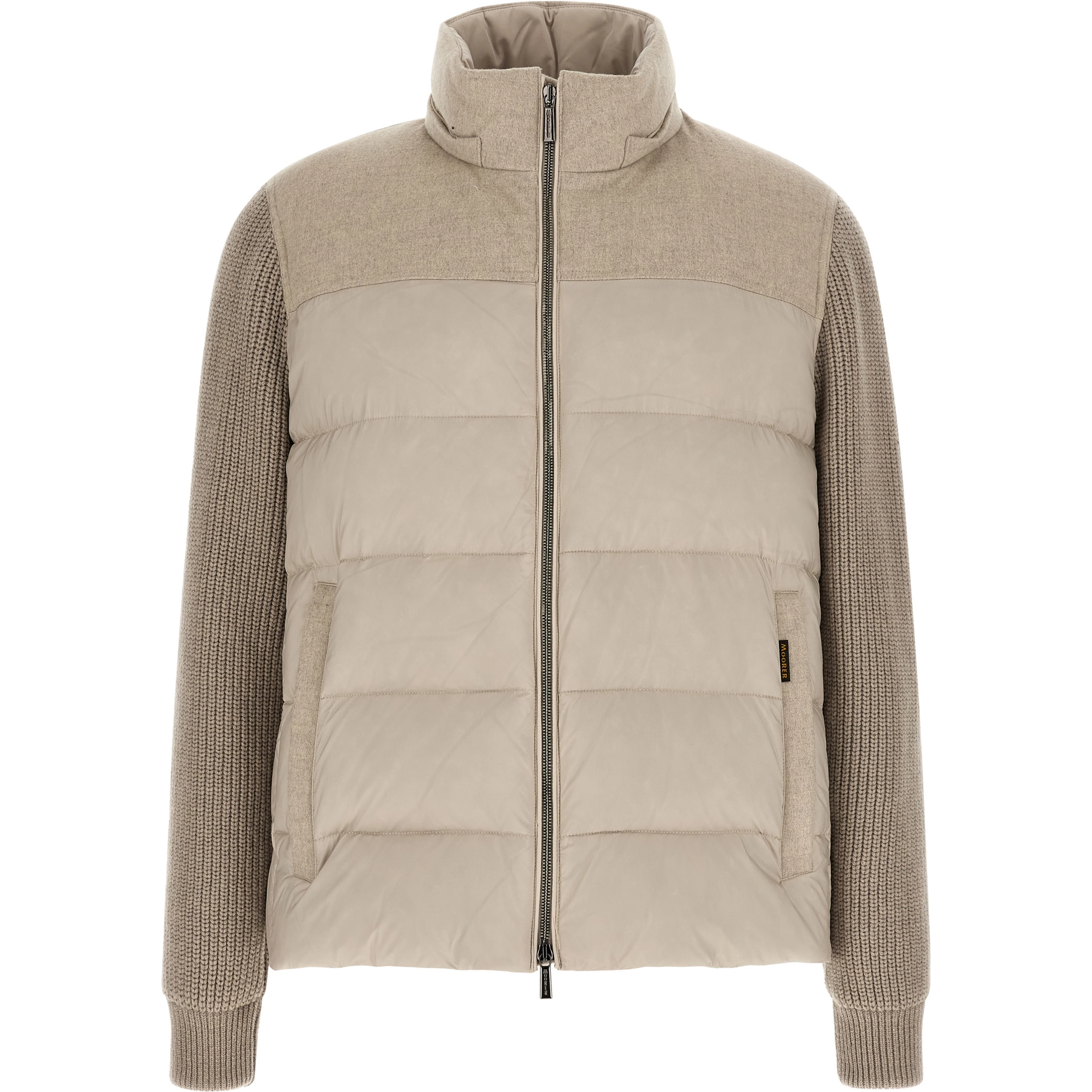 Beige Wool Full-Length Jacket