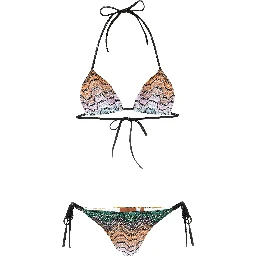 Multicolor Viscose Bikini