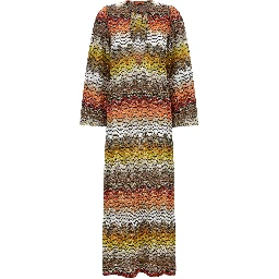 Multicolor Viscose Casual Dress