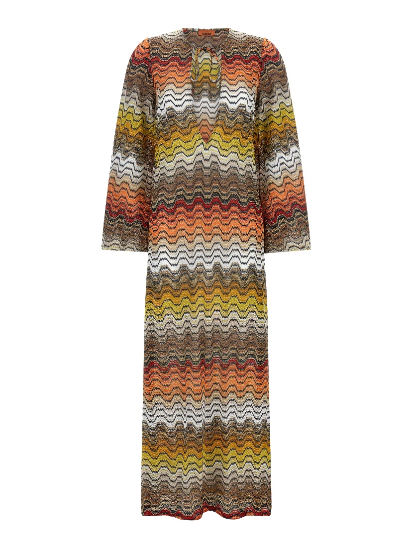 Multicolor Viscose Casual Dress