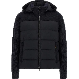 Blue Wool Full-Length Jacket
