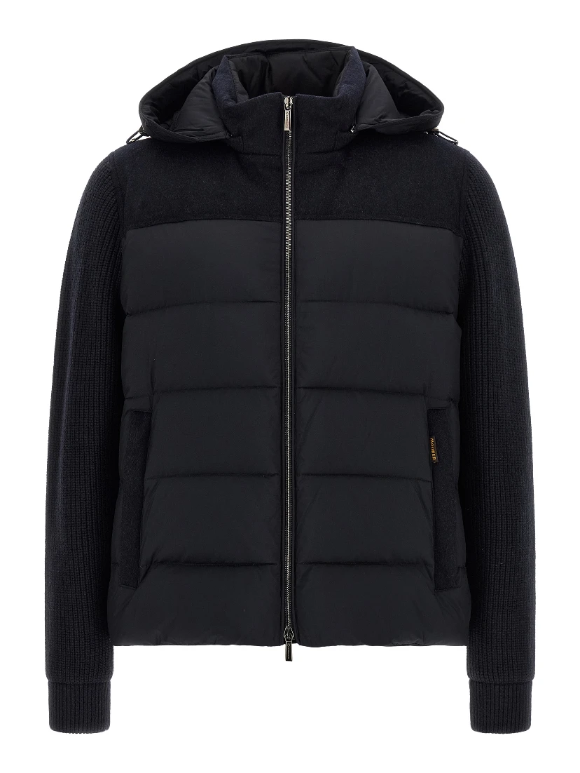 Blue Wool Full-Length Jacket
