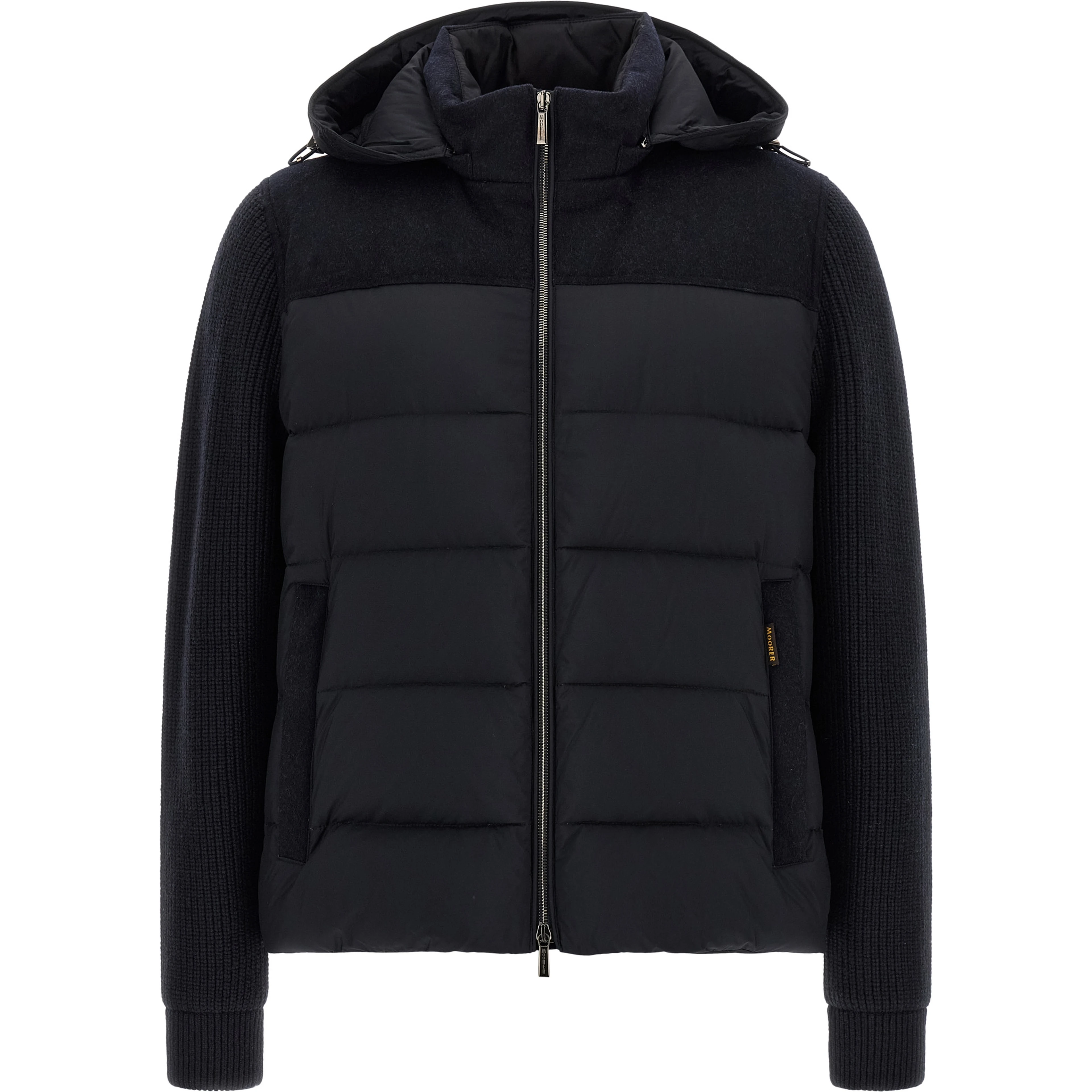 Blue Wool Full-Length Jacket