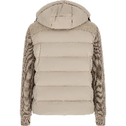 Beige Wool Full-Length Jacket